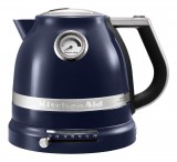 KitchenAid 5KEK1522EIB elektromos vízforraló 1,5 L 2400 W Fekete, Kék, Rozsdamentes acél