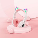 Kitty - Divatos csajos Bluetooth fejhallgató Szín: Fehér