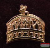 Kitűző - Magyar Szent Korona, aranyozott