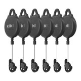KiwiDesign VR Cable Pulley System-6 pcs Kiwi Design V2-6 for Meta Quest 2 Black