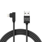 KL-Delight 90 fokos Lightning USB kábel Apple termékekhez 2m fekete