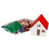 Klasszikus házak | többszínű építőkocka készlet | 1000 db építőkocka | Q-BRiCKS®