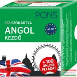 Klett Kiadó PONS - Szókártyák - Angol kezdő plusz 100 online feladat
