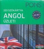 Klett Kiadó PONS Üzleti szókártyák angol nyelvből - 333 szó - üzleti angol szókincs