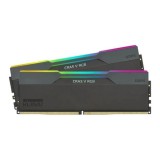 Klevv 32GB DDR5 6000MHz Kit(2x16GB) Cras V RGB for AMD Obsidian Black KD5AGU880-60A300G