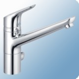 Kludi Objekta egykaros álló mosogató csaptelep forgatható kifolyócsővel, multicsatlakozós