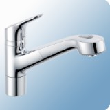 Kludi Objekta egykaros álló mosogató csaptelep kihúzható zuhanyfejjel