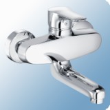 Kludi Objekta egykaros fali mosogató csaptelep forgatható kifolyócsővel, 115mm