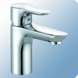 Kludi Objekta NA 15 egykaros magasított mosdó csaptelep lefolyó garnitúrával