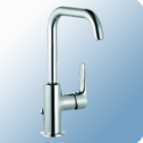 Kludi Objekta NA 15 egykaros mosdó csaptelep forgatható kifolyócsővel, lefolyó garnitúrával