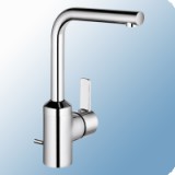 Kludi Zenta egykaros álló mosdó csaptelep automata leeresztővel, 235mm