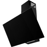 Kluge fali döntött üveg fekete páraelszívó, 90cm