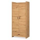 Klups Amelia kétajtós szekrény (tölgy)