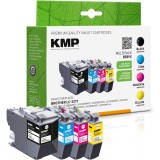 KMP 1537,4005 Fekete, Cián, Magenta, Sárga kompatibilis tintapatron