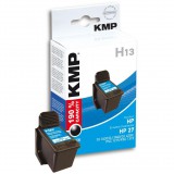 KMP Printtechnik AG KMP Patrone HP C8727AE Nr.27 black 500 S. H13 refilled (0997,4271) (0997,4271)