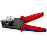 KNIPEX 12 12 12 Precíziós huzalcsupaszító fogó Alakkésekkel 195 x 107 x 33 mm