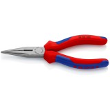 KNIPEX 25 02 160 Fél-kerek csőrű fogó vágóéllel (Rádiófogó) 160 x 55 x 19 mm