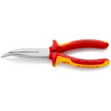 KNIPEX 26 26 200 Fél-kerek csőrű fogó vágóéllel (gólyacsőr fogó) 200 x 56 x 19 mm
