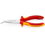 KNIPEX 26 26 200 T Fél-kerek csőrű fogó vágóéllel (gólyacsőr fogó) TT 200 x 54 x 27 mm