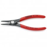 KNIPEX 49 11 A0 SB Precíziós Seeger-gyűrű fogó Külső gyűrűkhöz, tengelyeken szürkére foszfátozott 140 mm