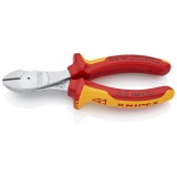 KNIPEX 74 06 160 SB Erő-kímélő oldalcsípőfogó krómozott VDE 160 mm