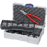 KNIPEX 97 90 05 Krimpelő készlet érvéghüvelyhez 10-részes 265 x 170 x 68 mm