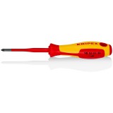 KNIPEX 98 25 01 SL Csavarhúzó (Slim) kereszthornyos csavarokhoz Pozidriv® 187 x 28 x 30 mm