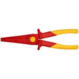 KNIPEX 98 62 02 Félkerek csőrű műanyag fogó Szigetelő 220 x 53 x 17 mm