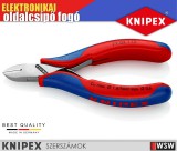 Knipex elektronikai oldalcsípő fogó kerek fejjel 115 mm - szerszám