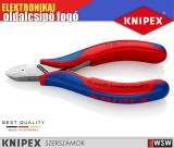 Knipex elektronikai oldalcsípő fogó kerek fejjel 115 mm - szerszám