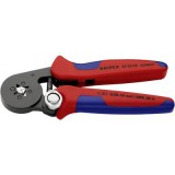 KNIPEX Önbeállító érvéghüvely krimpelő fogó, barnított, 180 mm, (97 53 04 SB) (97 53 04 SB)