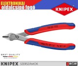 Knipex SUPER KNIPS elektronikai oldalcsípő fogó 125 mm - szerszám