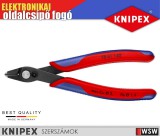 Knipex SUPER KNIPS elektronikai oldalcsípő fogó 140 mm - szerszám