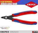 Knipex SUPER KNIPS elektronikai oldalcsípő fogó keskeny fejjel 125 mm - szerszám