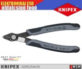 Knipex SUPER KNIPS ESD elektronikai oldalcsípő fogó 125 mm - szerszám