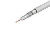 koax kábel fehér RG6  réz háromszoros árnyékolású