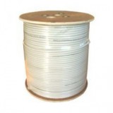 Koax kábel RG6T60CCST2-W Trishield Fehér Teletronik