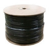 Koax kábel RG6T60HCU-E Trischield Réz Fekete Teletronik