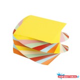 Kockatömb 9x9x6cm, csavart 600lap Bluering(R) színes