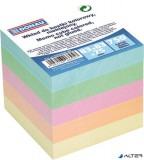 Kockatömb, utántöltő, 83x83x75 mm, DONAU, színes