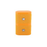 Kodak BRIXOR2 Soundbrix Mini Bluetooth Coloured Portable Two Speakers Orange KO-BRIXOR2
