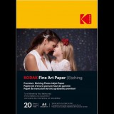 KODAK Fine Art fotópapír - Etching effect 210g, A4, 21x29,7cm, 20db (SB9724)
