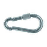 KOELNER 6x60mm Tűzoltó biztonsági karabíner csavar biztosítással DIN5299-D