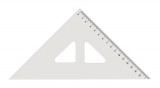 KOH-I-NOOR 45 °-os műanyag háromszög vonalzó