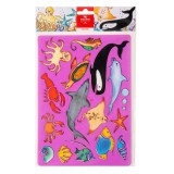 Koh-I-Noor Műanyag Óceán mintás rajzolósablon (7250125009)