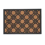 Kókuszrost lábtörlő geometria mintás, 60x40cm (701-219 - RB290)