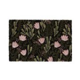 Kókuszrost lábtörlő virágos 60x40 cm (701-264 - RB323)