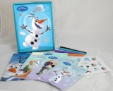 Kolibri Kiadó Disney Jégvarázs - Olaf tökéletes napja (Fémdoboz) - 3 könyv, 4 filctoll, poszter és matricák