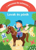 Kolibri Kiadó Köves József: Ragassz és színezz! - Lovak és pónik - könyv