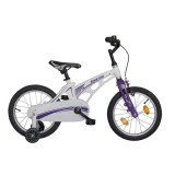 Koliken Biketek Magnézium lány 16 gyermek kerékpár fehér-lila